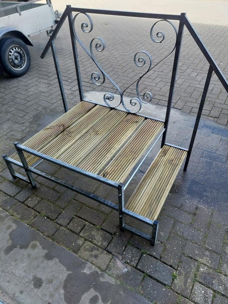 Robuuste opstap voor stacaravan of chalet, Caravans en Kamperen, Caravan accessoires, Ophalen