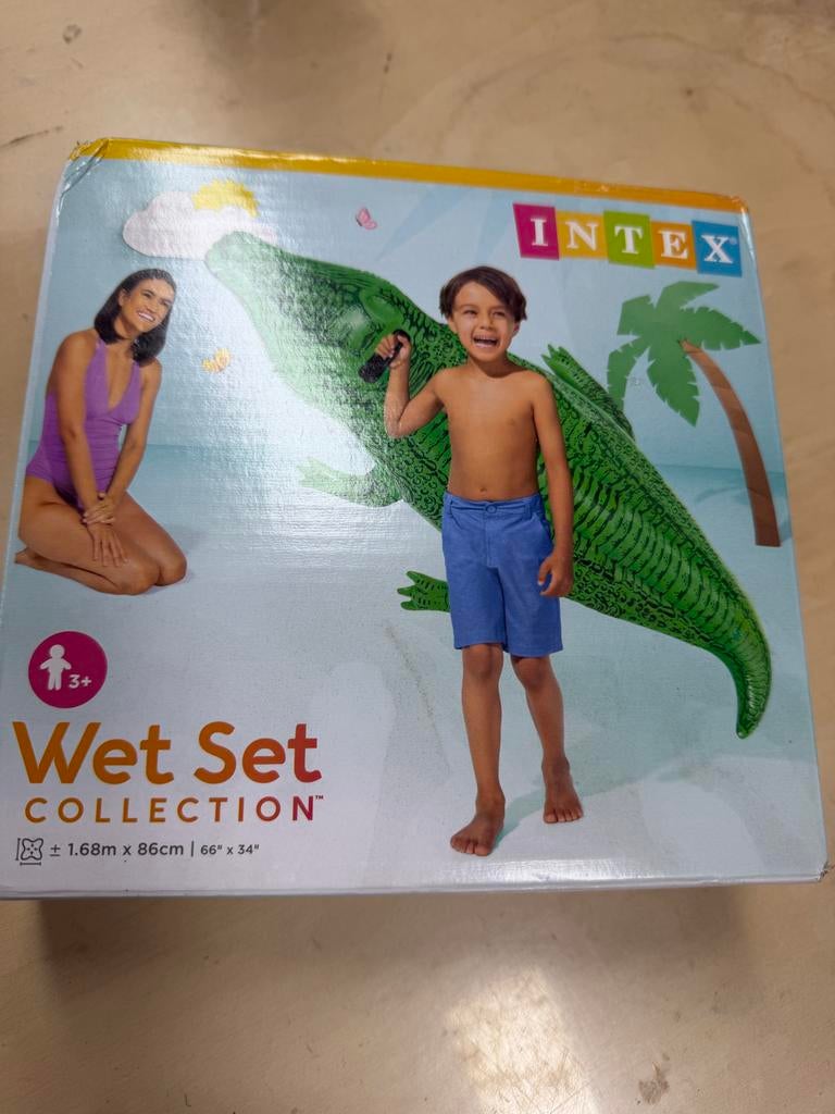 Intex Wet Set Collection opblaasbare krokodil, Ophalen of Verzenden, Nieuw