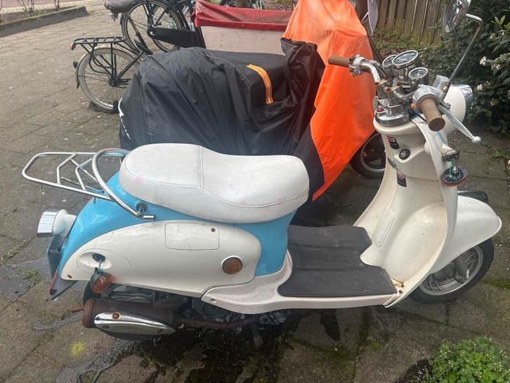 Retro scooter -ZNEN, Fietsen en Brommers, Brommeronderdelen | Scooters, Gebruikt, Overige merken, Overige typen, Ophalen