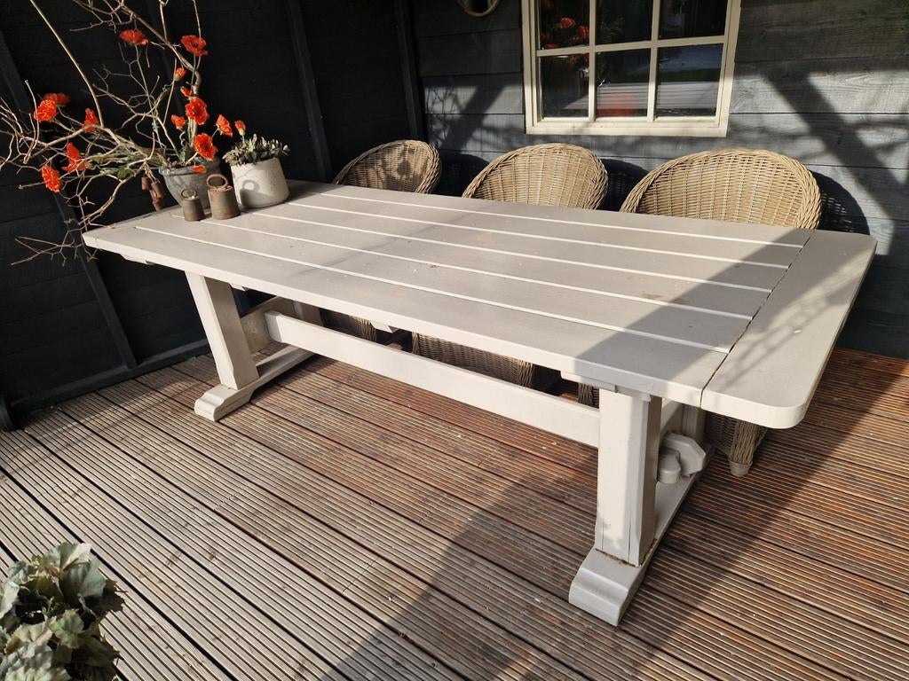 Gereserveerd, Tuin en Terras, Tuintafels, Ophalen of Verzenden, Gebruikt, Rechthoekig, Hout