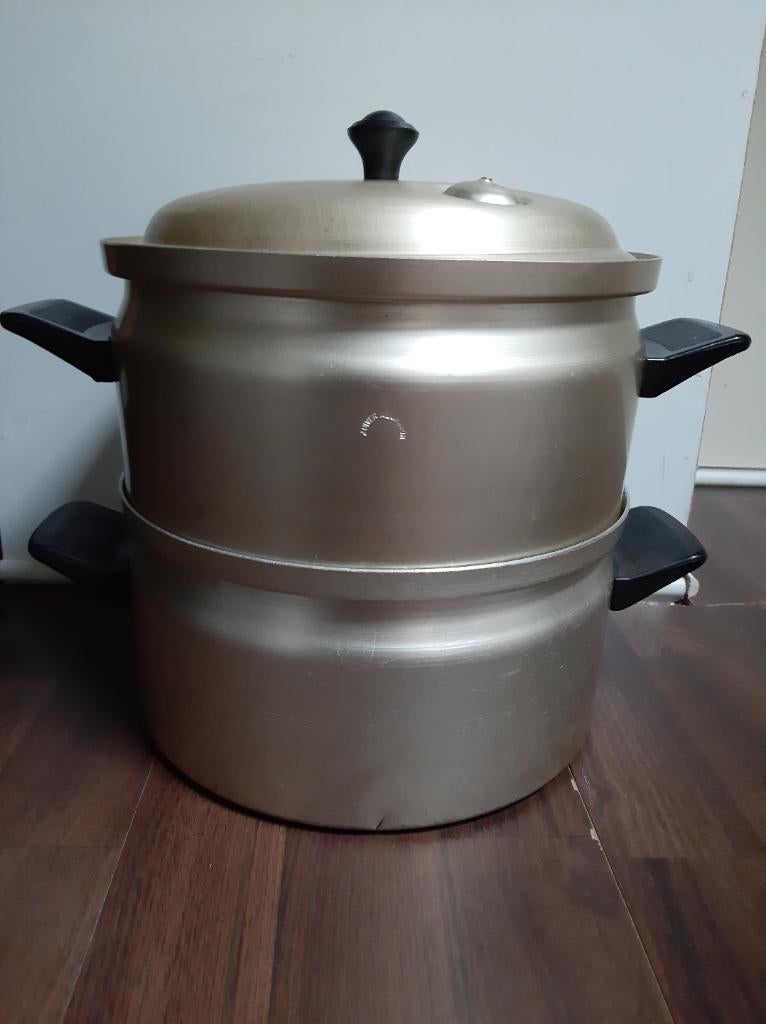 Stoompan, diameter 24,5 cm, Ophalen of Verzenden, Gebruikt, Overige materialen, Overige typen