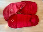 Bugaboo Cameleon accessoires: zonnekap en voetenzak rood, Ophalen of Verzenden, Gebruikt, Kinderwagen, Bugaboo