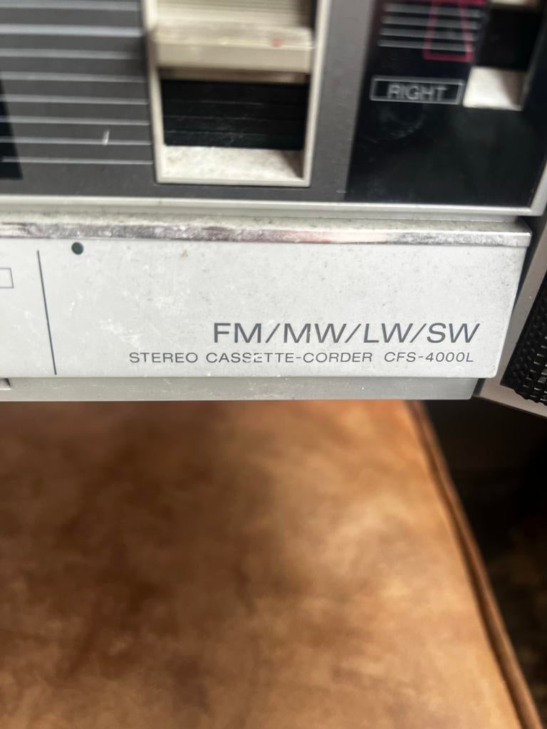 Sony CFS-4000L Boombox Stereo Cassette-Corder, Ophalen, Gebruikt, Radio