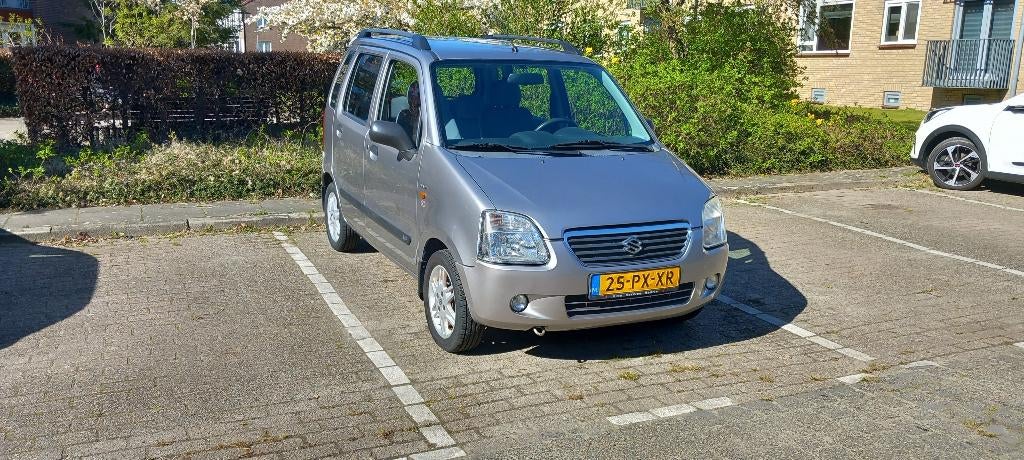 Suzuki Wagon R+ 1.3 AUT 2005 Grijs, Auto's, Suzuki, Stof, 40 €/maand, Wagon R+, Particulier