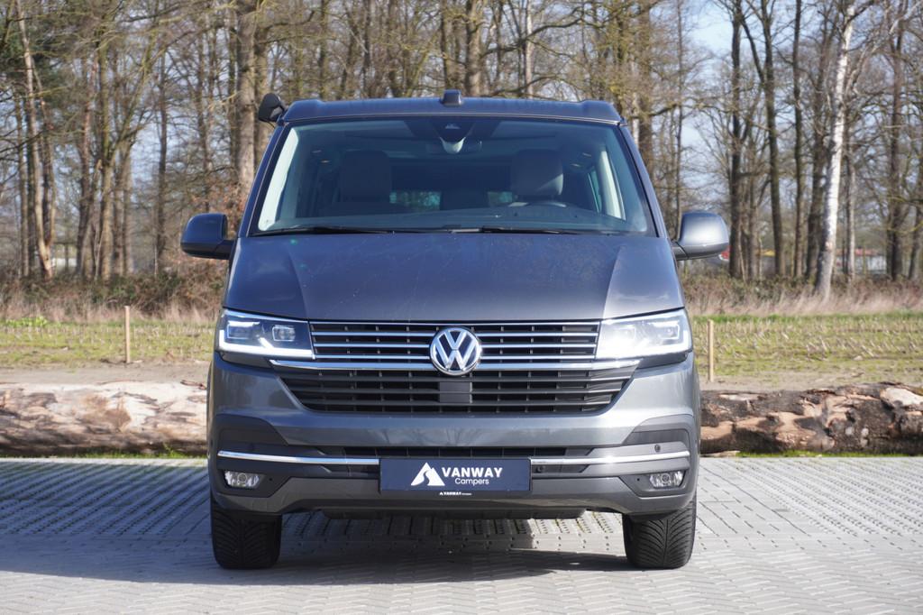 Volkswagen California Ocean T6.1 150pk Trekhaak Apple carpla, Caravans en Kamperen, Automaat, Buscamper of Camperbus, Bedrijf