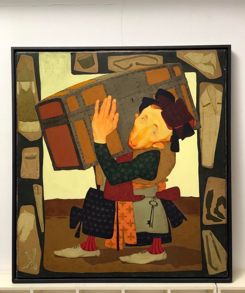 Mamuka Didebashvili (Dideba) Original Oil Painting, Antiek en Kunst, Ophalen