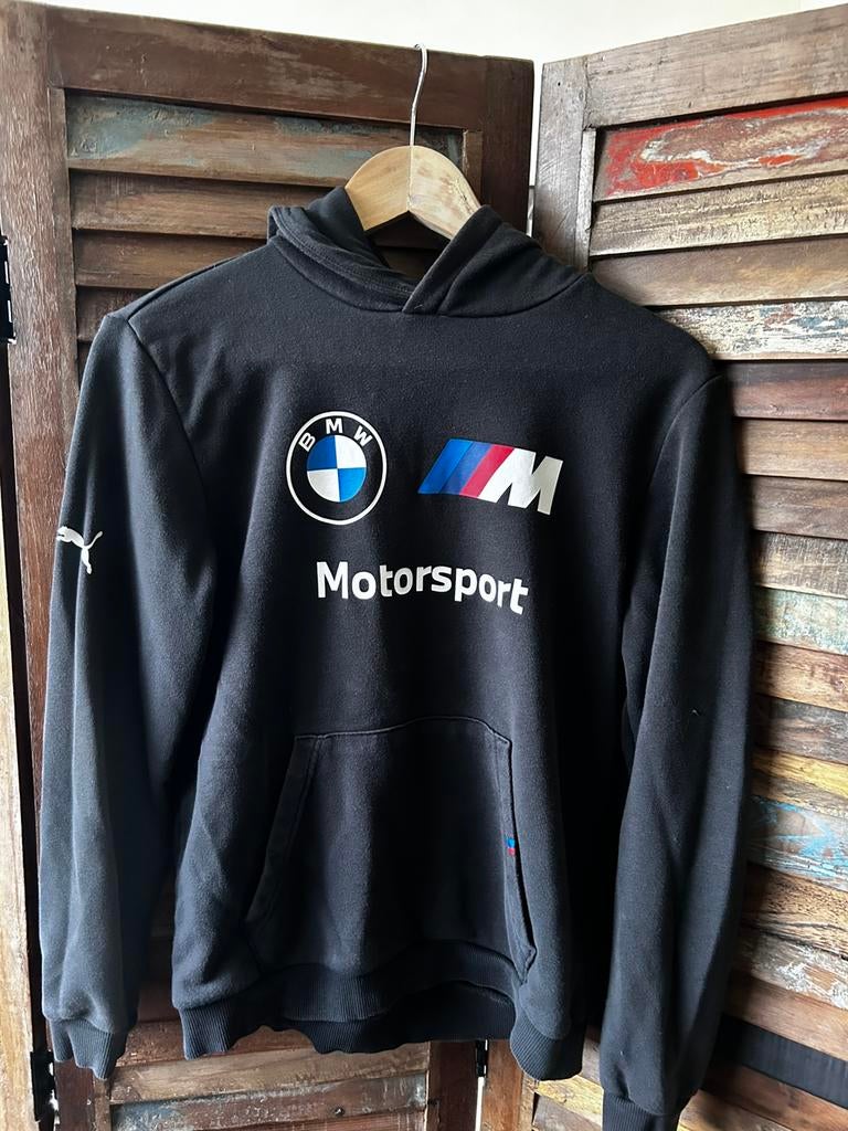 hoody bmw maat  164, Ophalen of Verzenden, Gedragen, Maat 46 (S) of kleiner, Zwart
