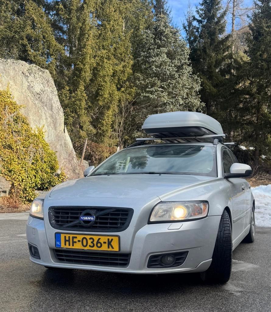 Silver metallic voorbumper v50, Ophalen, Gebruikt