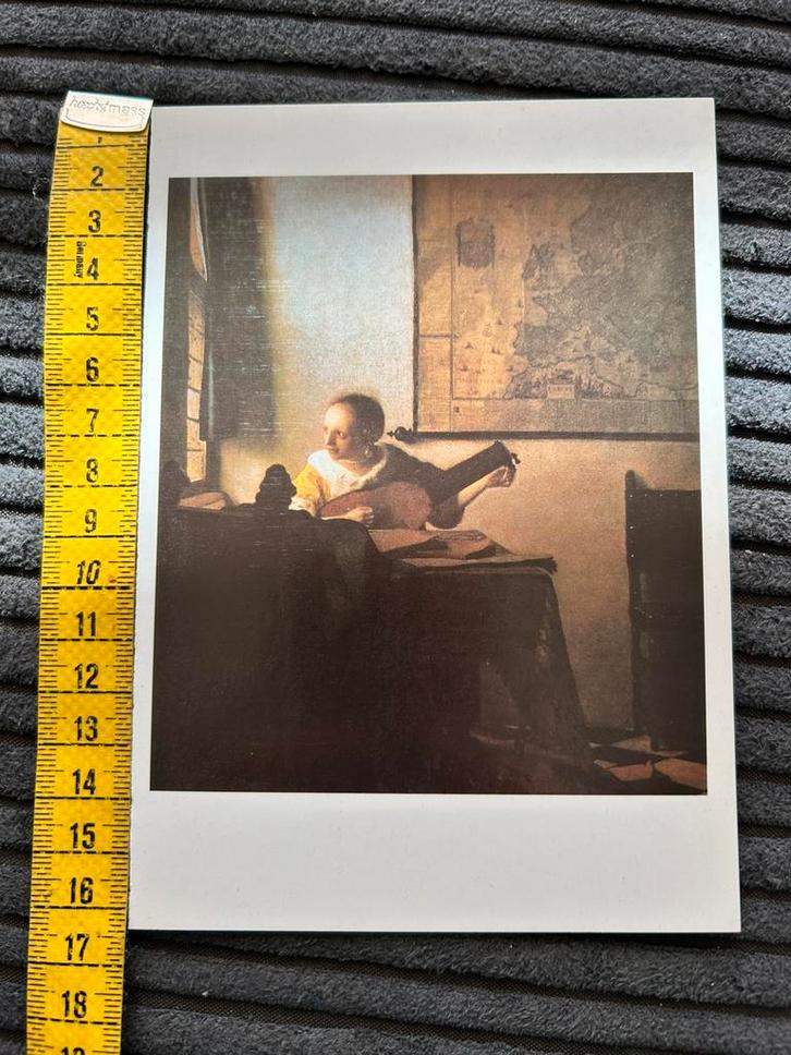 693. Kunstkaart Jan Vermeer, Verzamelen, Ansichtkaarten | Themakaarten, Ongelopen, Ophalen of Verzenden