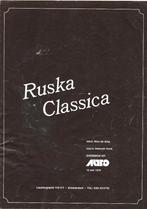 Ruska Classica brochure auto (RS03) kitcar 1975, Ophalen of Verzenden, Zo goed als nieuw, Overige merken