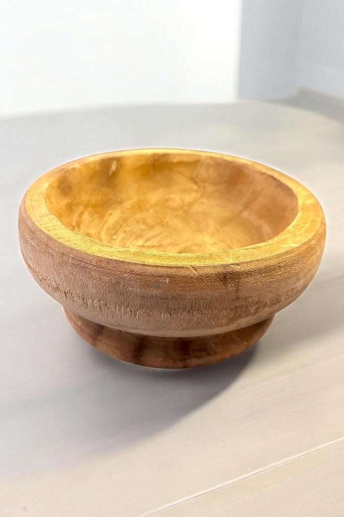 Handgemaakte houten schaal., Schaal, Rond, Nieuw, Ophalen of Verzenden