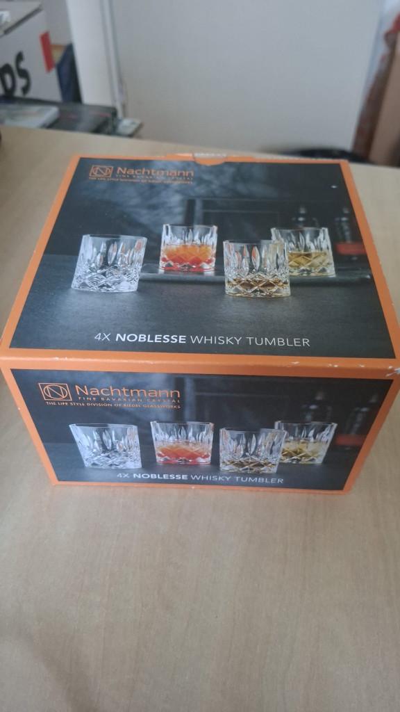 Set van 4x Nachtmann Noblesse Whiskey glazen - nieuw in doos, Ophalen of Verzenden, Nieuw, Overige typen