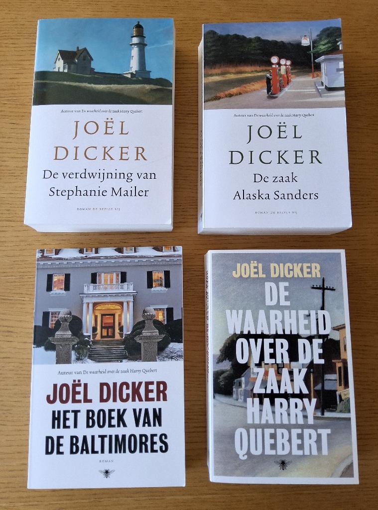 Joel Dicker 4 geweldige boeken, Gelezen, Joël Dicker, Ophalen of Verzenden, Amerika