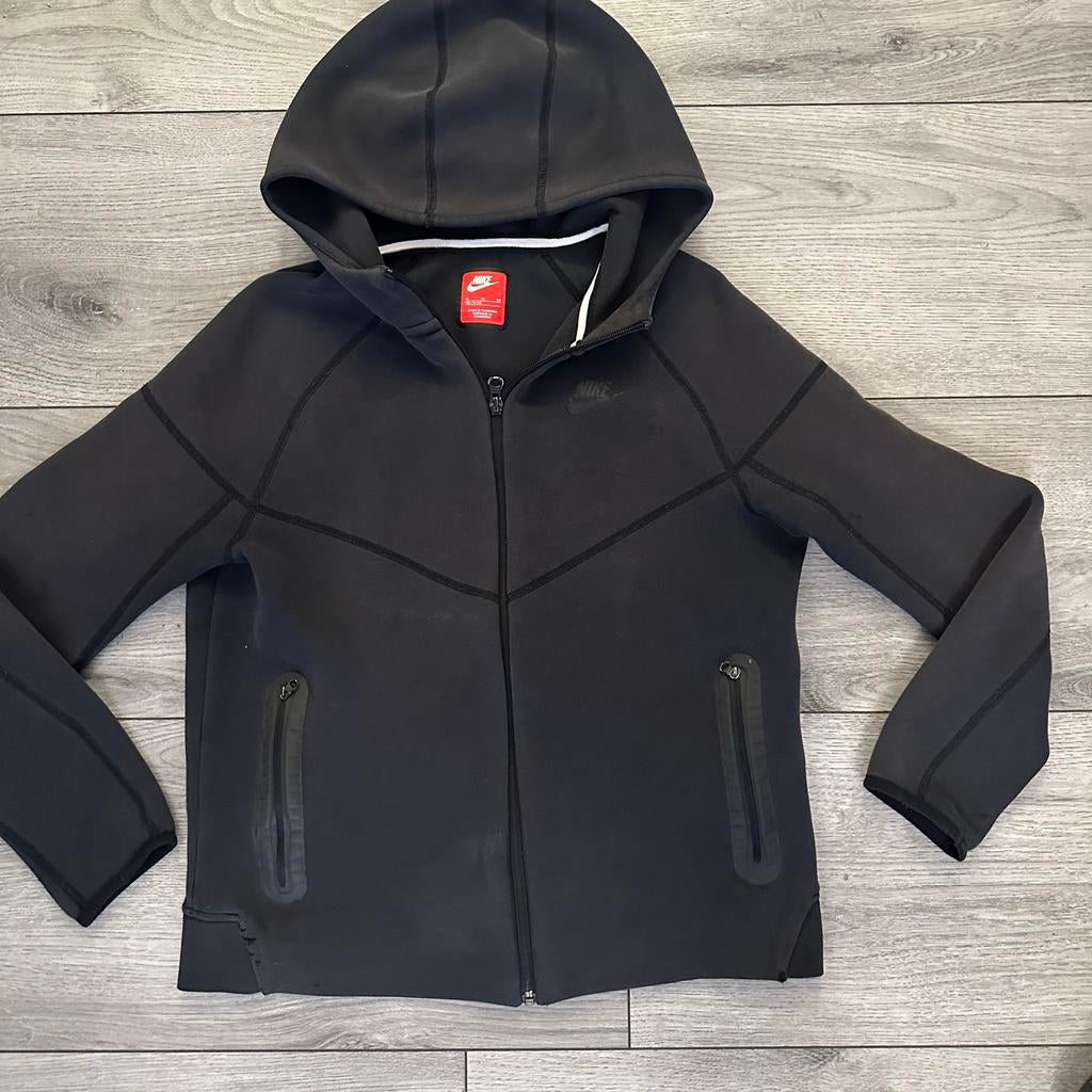 Nike Tech Fleece Vest, Ophalen of Verzenden, Gedragen, Maat 46 (S) of kleiner, Zwart
