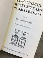 Electrische museumtrams in Amsterdam / 1988, Verzamelen, Ophalen of Verzenden, Zo goed als nieuw, Tram, Boek of Tijdschrift