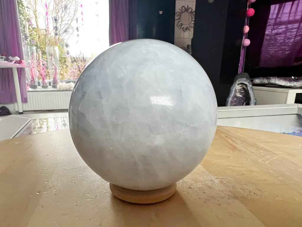 Calciet bol (13) diameter 8 cm, 666 gram, Ophalen of Verzenden, Mineraal