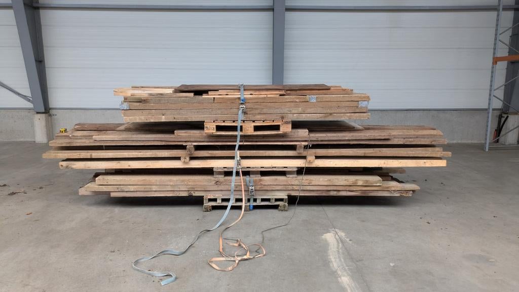 Partij hout, zie omschrijving., Doe-het-zelf en Verbouw, Hout en Planken, Ophalen, 50 mm of meer, Balk, Minder dan 200 cm