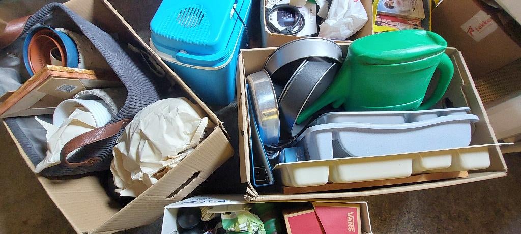 Grote partij rommelmarkt spullen., Ophalen, Gebruikt