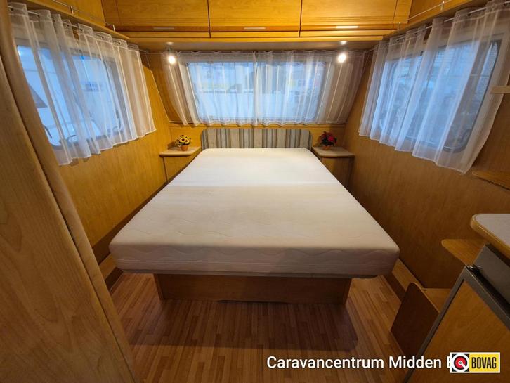 Sterckeman Evolution Comfort 460 CP Queensbed Mover, Caravans en Kamperen, Caravans, Bedrijf, tot en met 3, 1000 - 1250 kg, Standaardzit