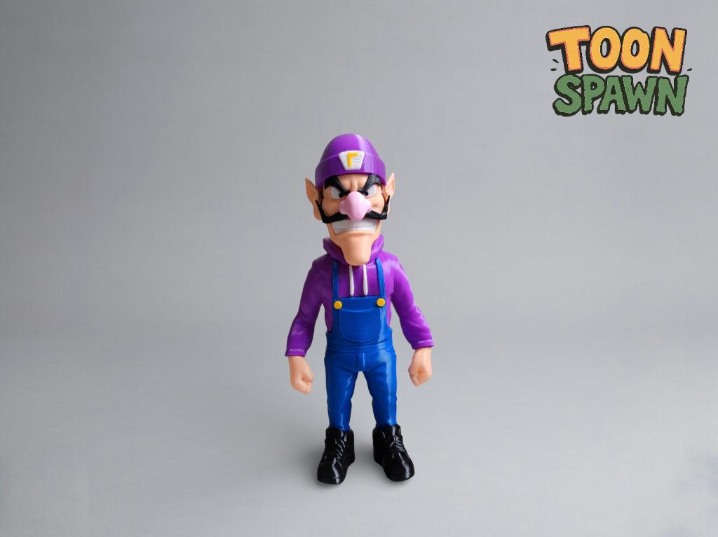 Urban Waluigi Beeld 29cm – Street Style, Ophalen of Verzenden, Nieuw, Fantasy
