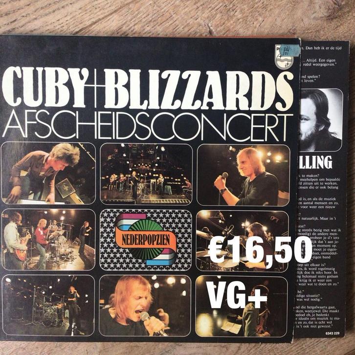 Cuby + Blizzards- afscheidsconcert, Cd's en Dvd's, Vinyl | Rock, Gebruikt, Overige genres, Overige formaten, Ophalen
