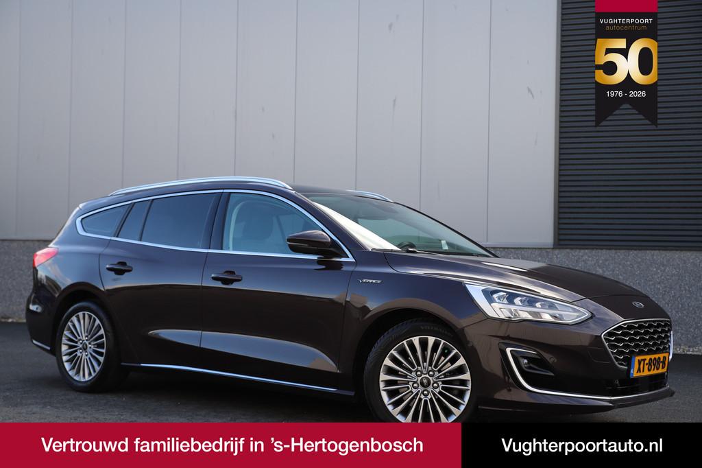 Ford FOCUS Wagon 125pk EcoBoost/Vignale/B&O/Adaptive/Matrix/, Gebruikt, Bruin, 1283 kg, Adaptive Cruise Control