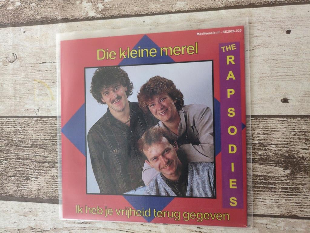 The Rapsodies - Die kleine merel / Ik heb je vrijheid terug, 7 inch, Single, Ophalen of Verzenden, Nieuw in verpakking