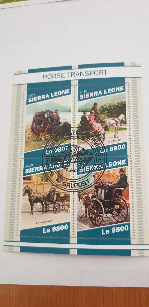 5581 sierra leone paarden transport, Verzenden, Overige landen