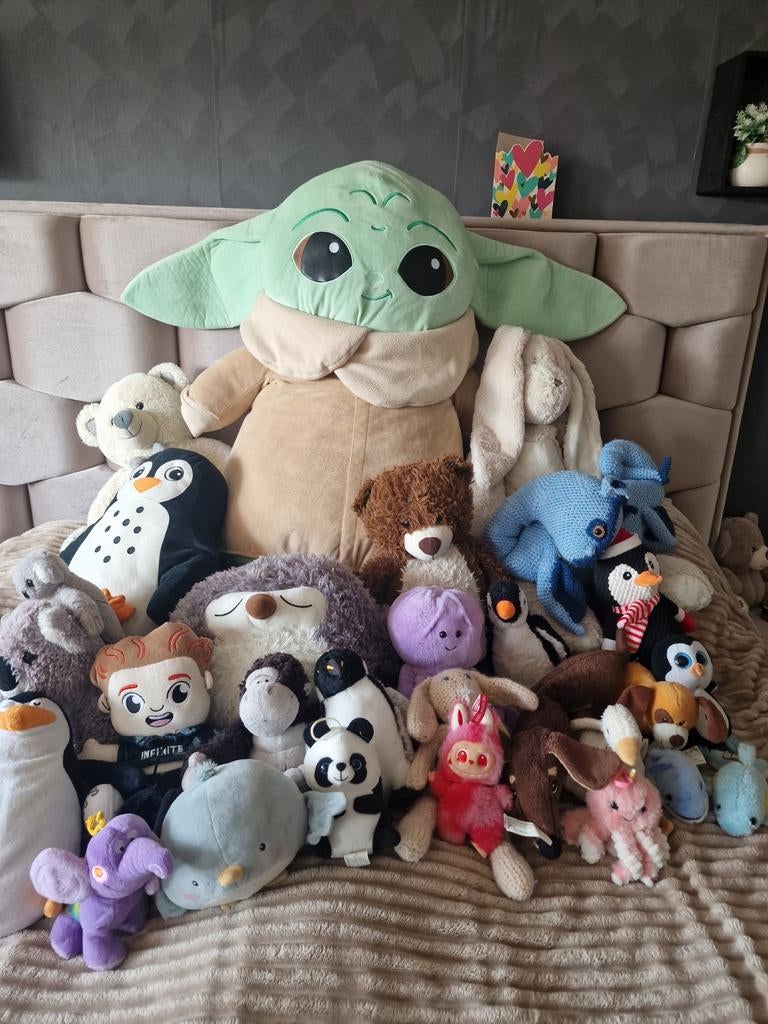 Knuffels, Kinderen en Baby's, Speelgoed | Knuffels en Pluche, Ophalen, Zo goed als nieuw, Overige typen