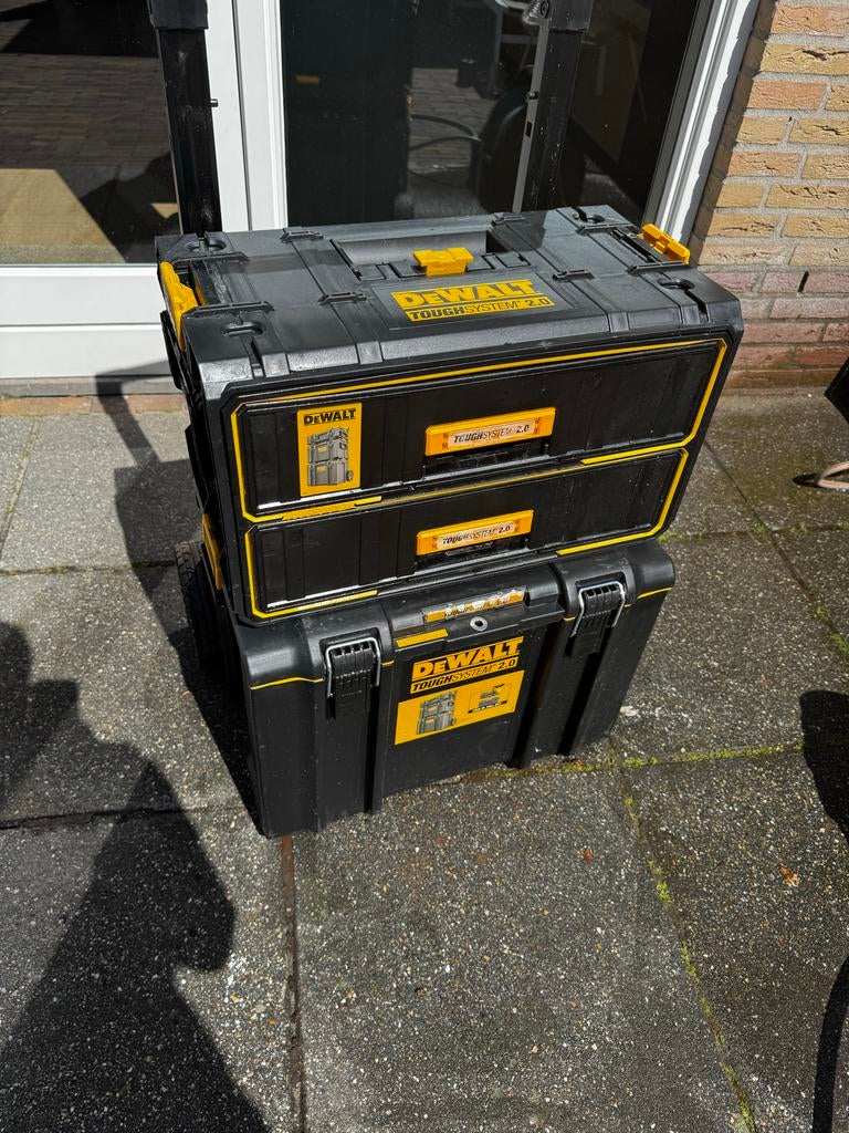 Dewalt Toughsystem 2.0 Trolley, Grote Case & Lades + TSTAK, Ophalen, Gebruikt
