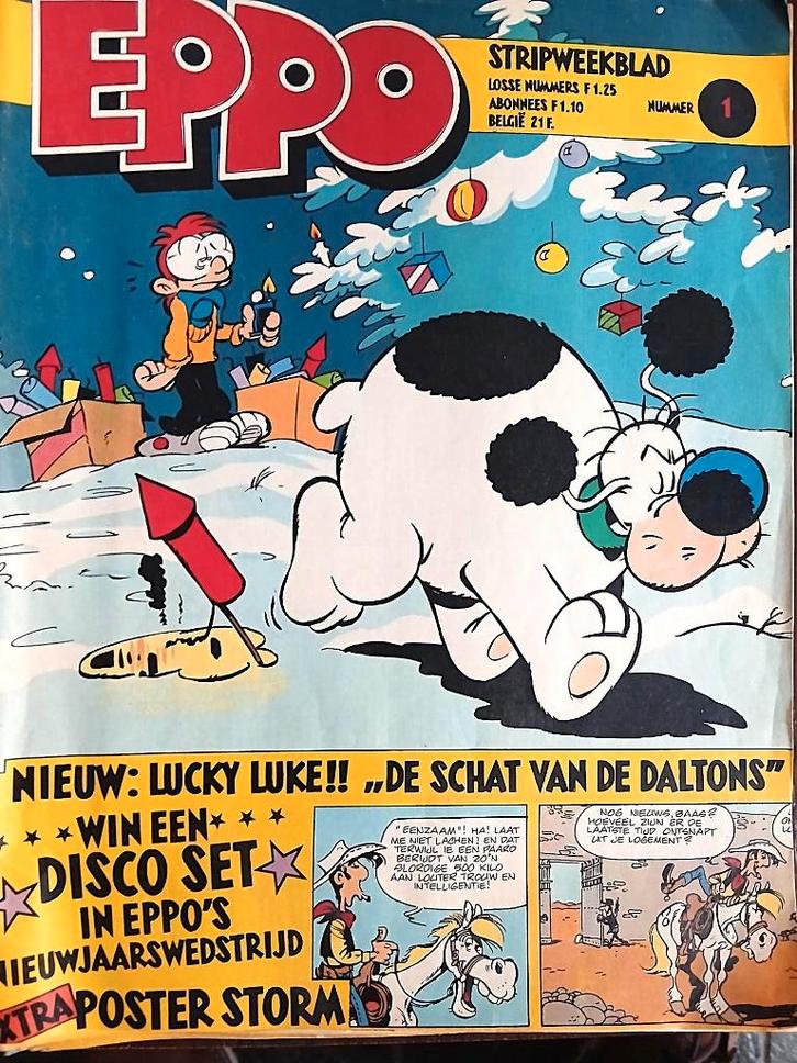 Eppo stripblad jaargang 1980 (nr 25 ontbreekt), Boeken, Stripboeken, Gelezen, Meerdere stripboeken, Ophalen of Verzenden