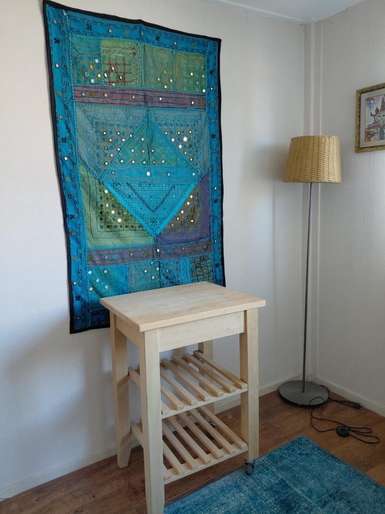 Butler bijzet tafel/trolley, Huis en Inrichting, Ophalen, Zo goed als nieuw, Hout