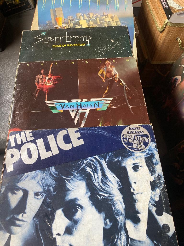 Supertramp Van Halen Police  ( 4 lp vinyl), Ophalen of Verzenden, Gebruikt, 12 inch, Poprock