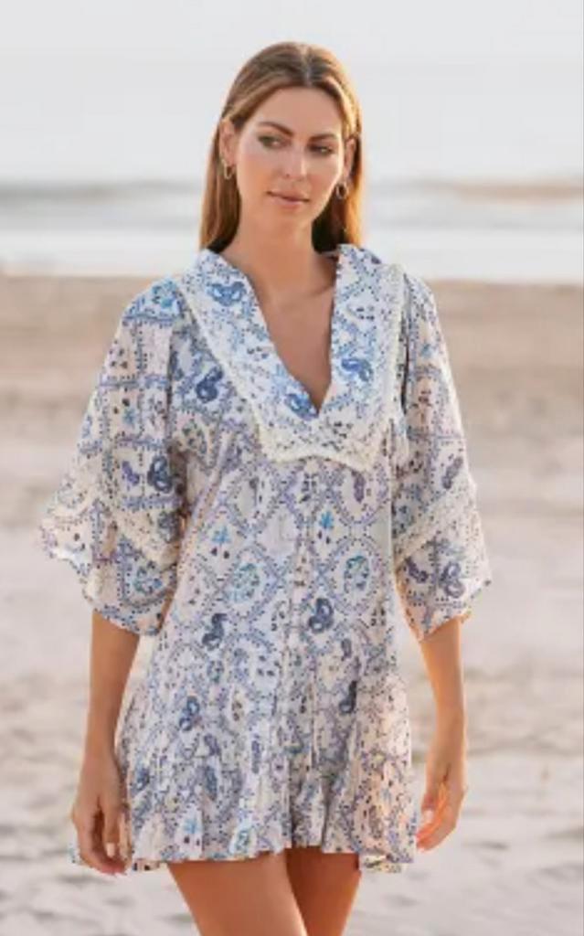 Isla Ibiza strand zomerjurkje maat M nieuw, Kleding | Dames, Jurken, Nieuw, Maat 38/40 (M), Overige kleuren, Boven de knie, Ophalen of Verzenden