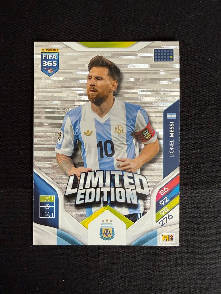 Panini FIFA 365 Adrenalyn XL Limited Edition Lionel Messi, Ophalen of Verzenden, Zo goed als nieuw, Buitenlandse clubs, Spelerskaart