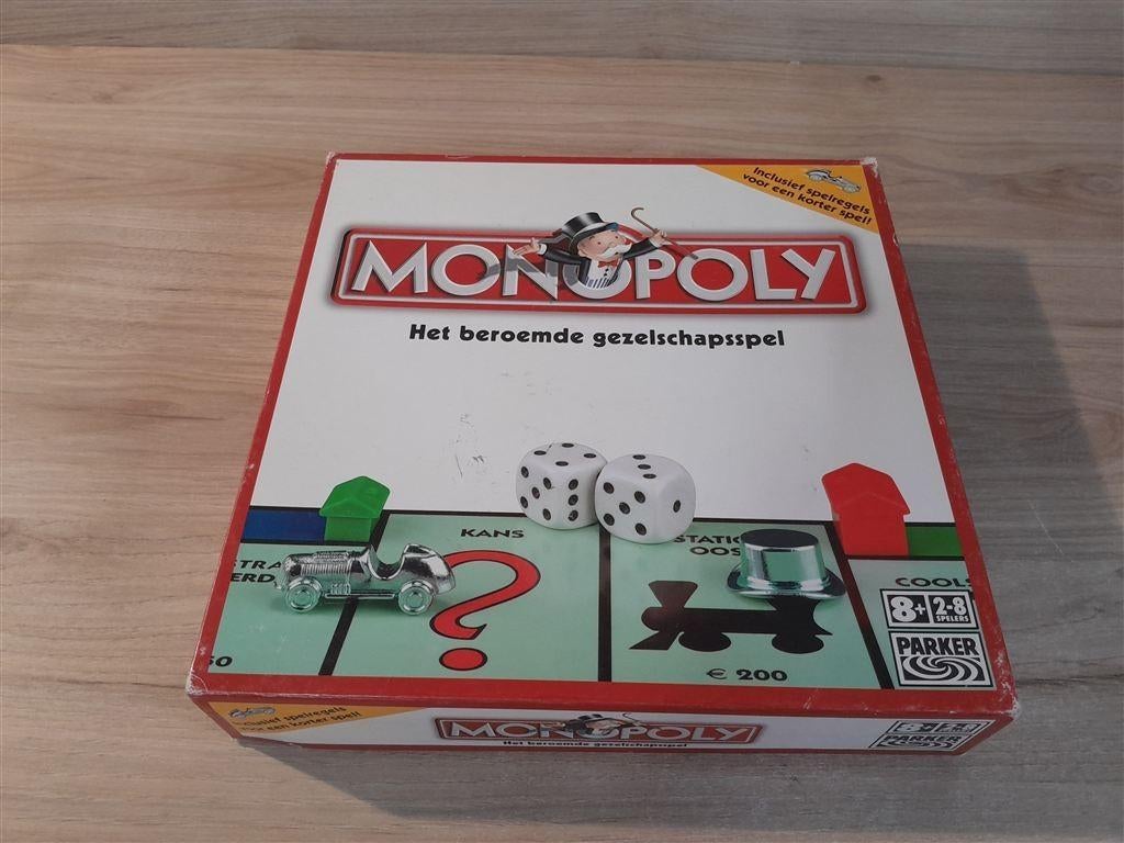 Monopoly het beroemde gezelschapspel - s5719, Verzenden, Zo goed als nieuw