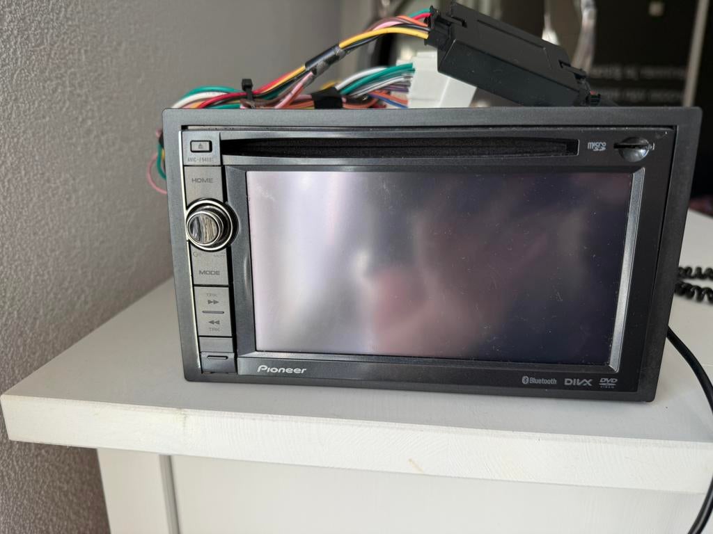 Pioneer AVIC-F940BT 2DIN Navigatie Radio Bluetooth DVD, Ophalen of Verzenden, Gebruikt