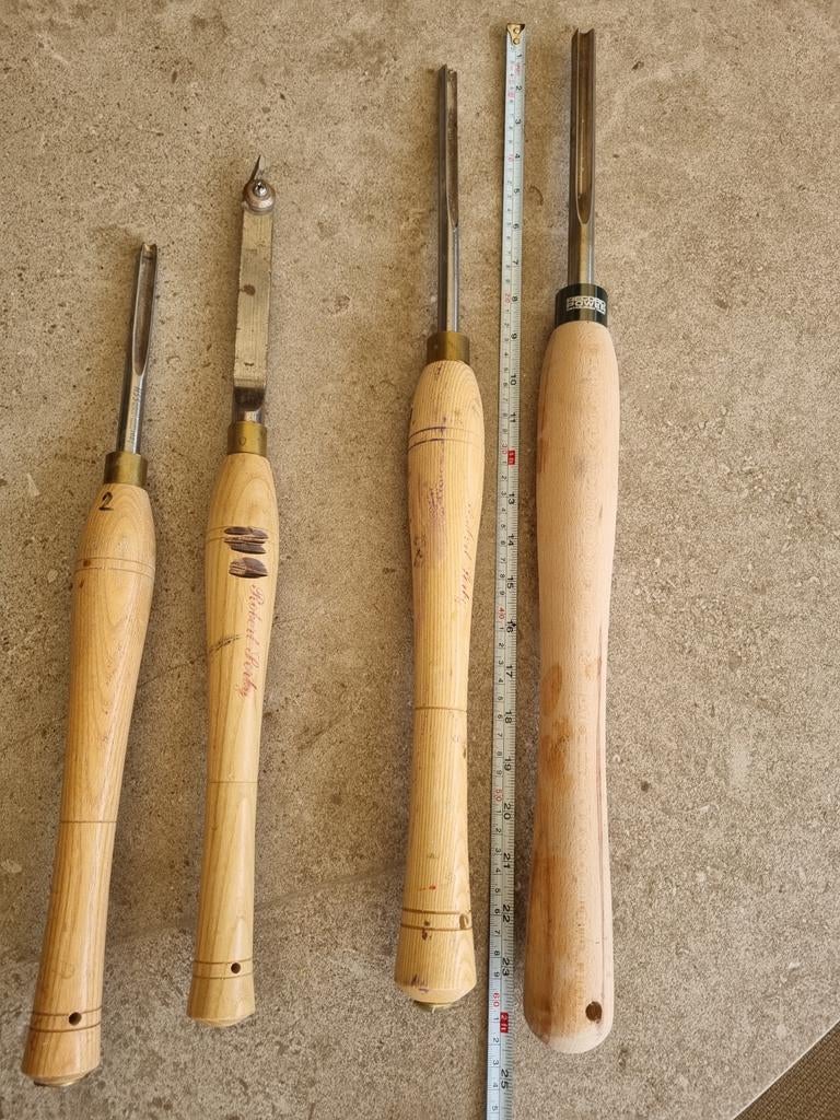 Beitels voor schalen te maken (draaibank, Ophalen