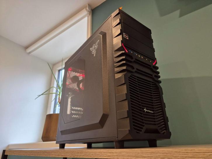 SHARKOON GAMING | RTX 3060 Ti 8GB, R5 2600, 16GB DDR4, 512GB, Computers en Software, Desktop Pc's, Gebruikt, 4 Ghz of meer, SSD