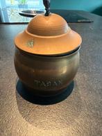 Koperen tabakspot met deksel, Antiek en Kunst, Ophalen of Verzenden