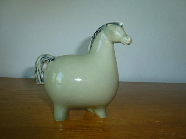 Stig Lindberg keramiek paard vintage lief dikkertje, Antiek en Kunst, Ophalen of Verzenden