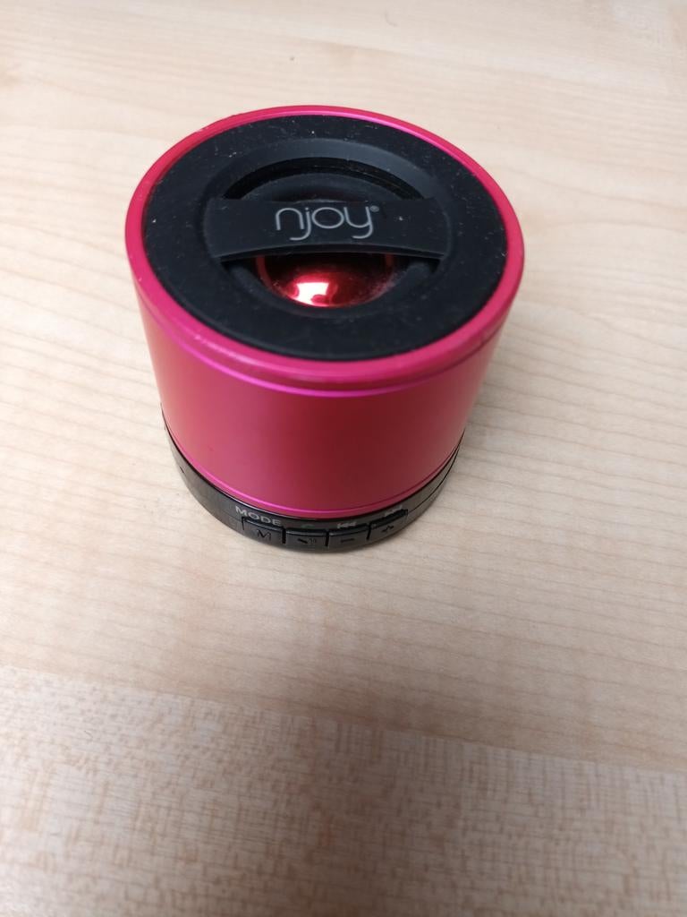 NJOY Draagbare Bluetooth Speaker - Roze, Overige merken, Gebruikt, Overige typen, Ophalen of Verzenden