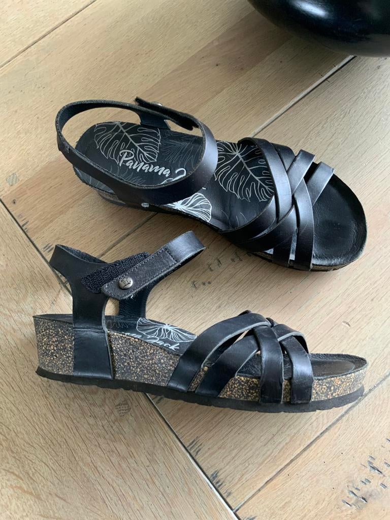 Panama Jack Dames sandalen, Kleding | Dames, Schoenen, Zwart, Zo goed als nieuw, Sandalen of Muiltjes, Ophalen of Verzenden