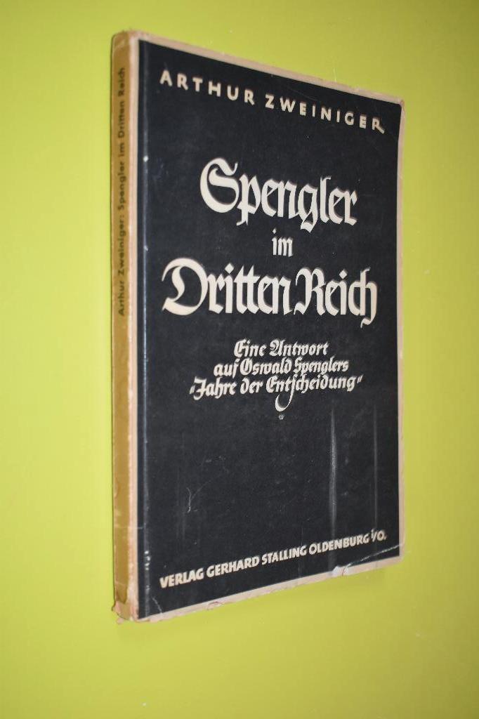 Sprengler im Dritten Reich- (zj) A. Zweiniger, Boeken, Overige onderwerpen, Tweede Wereldoorlog, Gelezen, A. Zweiniger