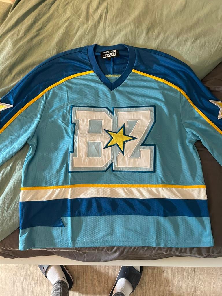 Bankzitters jersey, Ophalen of Verzenden, Nieuw, Maat 46 (S) of kleiner, Blauw