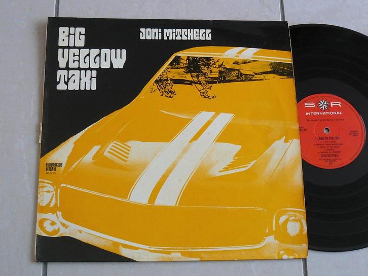 LP Joni Mitchell - Big yellow taxi, Cd's en Dvd's, Vinyl | Pop, Gebruikt, 1960 tot 1980, 12 inch, Verzenden