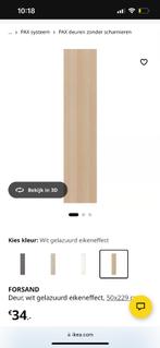 Forsand deur voor Pax kast 236 hoog incl scharnieren, Ophalen, Gebruikt, 200 cm of meer, 50 tot 100 cm