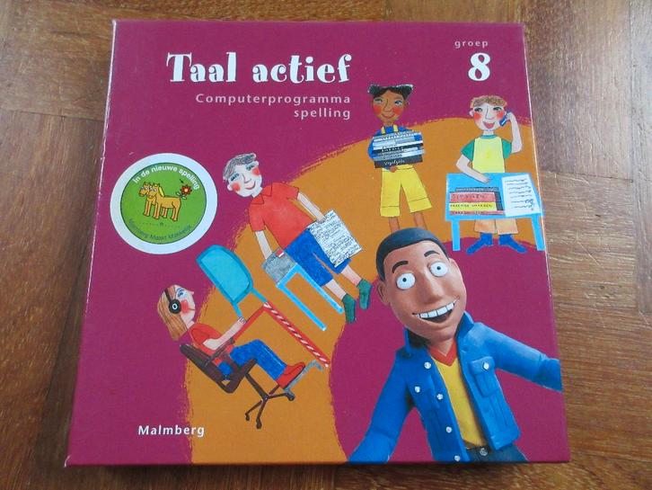 Taal actief Groep 8 Computerprogramma spelling, Kinderen en Baby's, Speelgoed | Educatief en Creatief, Gebruikt, Puzzelen, Taal en Lezen