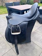 Dressuur zadel paard Kieffer zwart leer izgs, Ophalen of Verzenden, Zo goed als nieuw, Dressuur