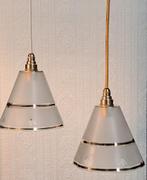 Hanglamp glas met bijtjes nieuwe bedrading 2 stuks, Ophalen of Verzenden, Nieuw, Glas, Minder dan 50 cm